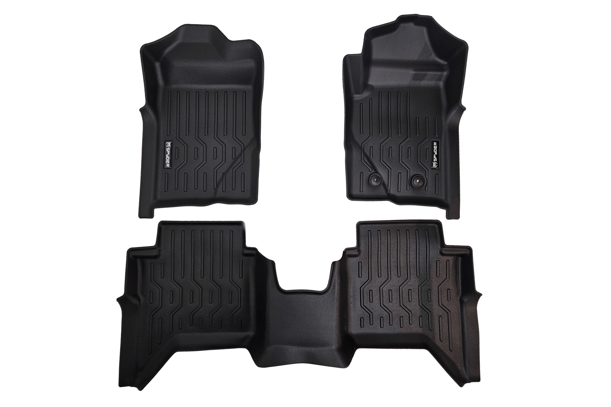 Ford Ranger 2023+ Spyder Floor Mats Full Set NextGen Ranger UK Ford Ranger 2023+ Spyder Floor Mats Full Set NextGen Ranger UK