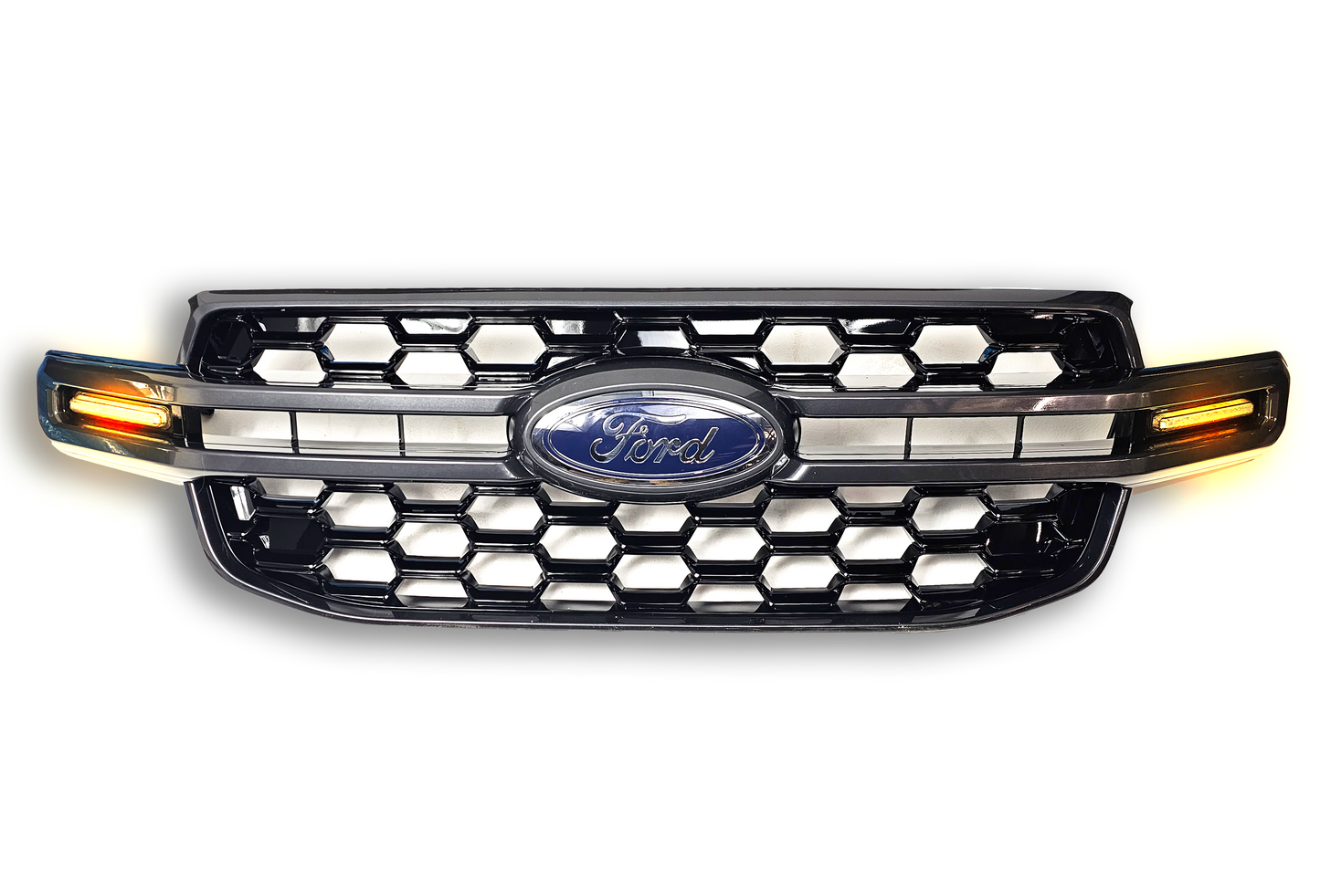 Ford Ranger 2023+ Replacement Grille with Short LED Lights