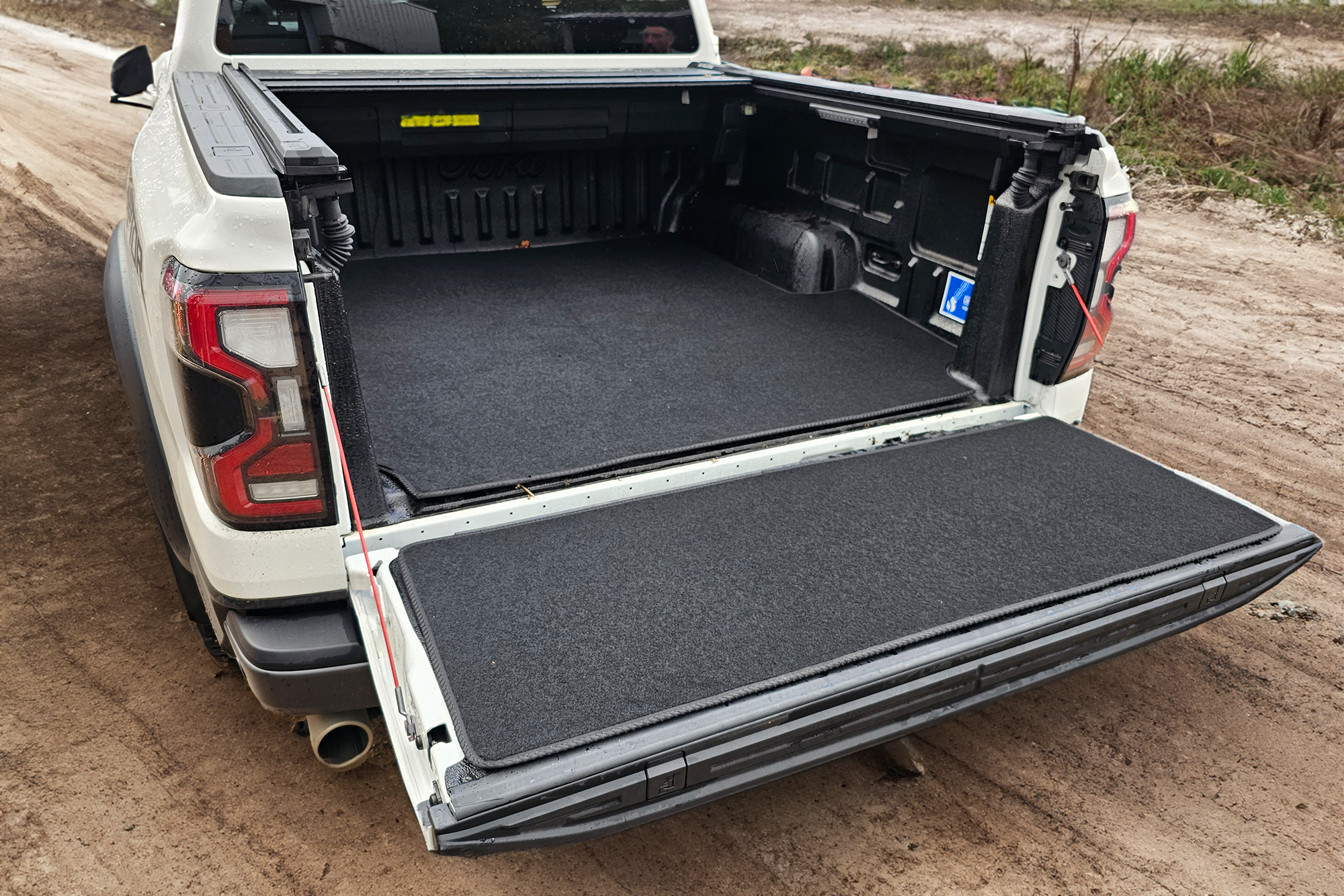 Ford Ranger 2023+ (Raptor Only) Carpet Load Bed Liner Boot Mat