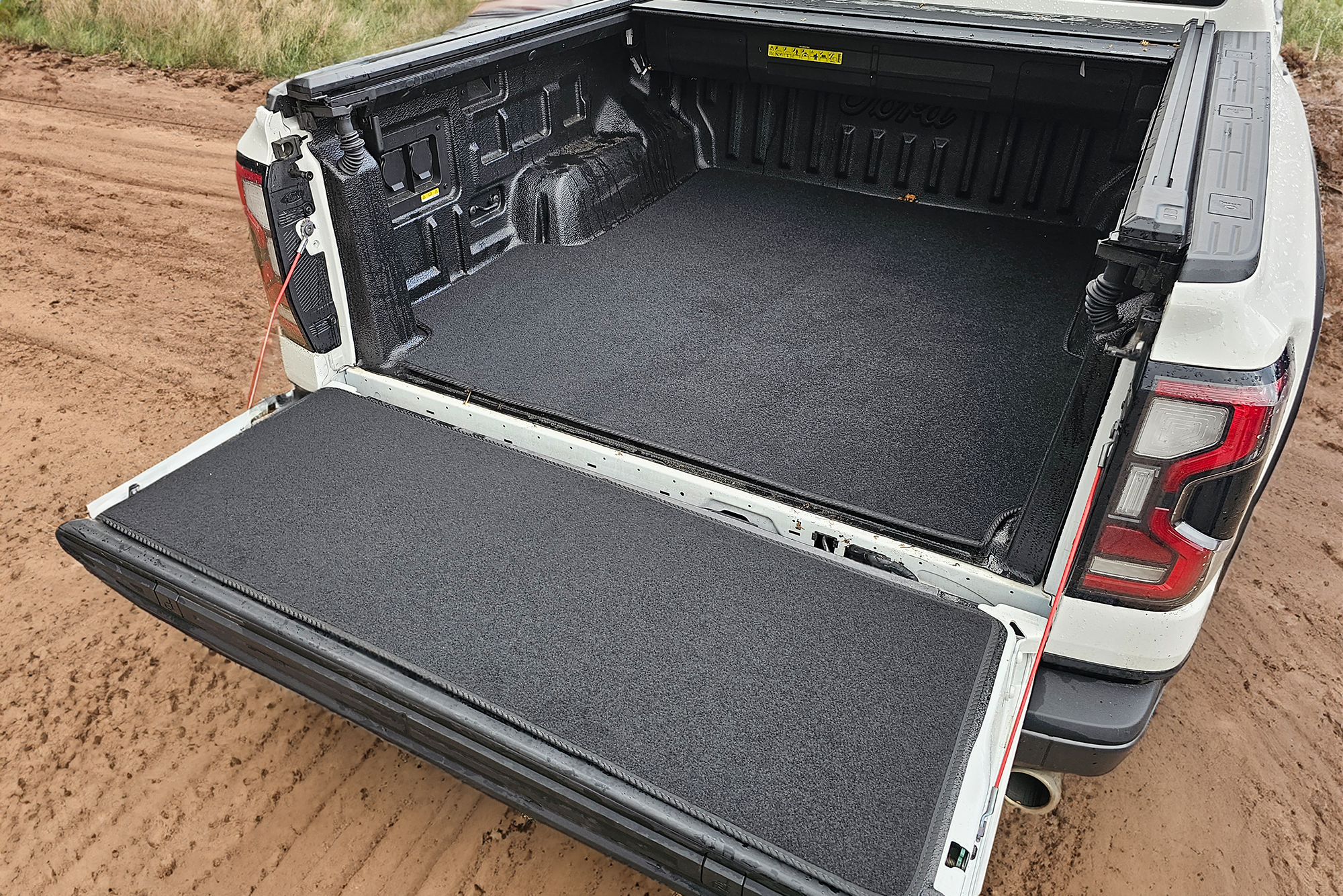 Ford Ranger 2023+ (Raptor Only) Carpet Load Bed Liner Boot Mat