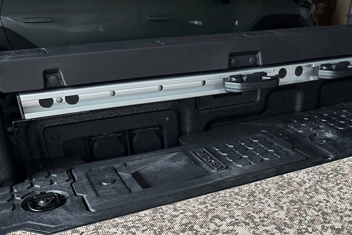 For Ranger Bin Side Rails Ford Ranger 2023+ Genuine Cargo Management Pack - Rails, Fixings and C ...