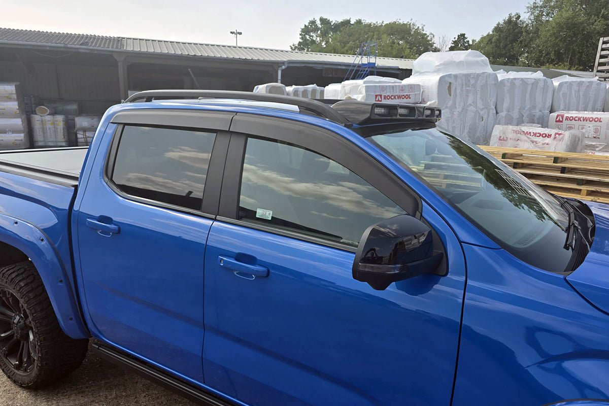 Ford Ranger 2023+ Matt Black Wind Deflectors (4pc) – Next-Gen Ranger UK