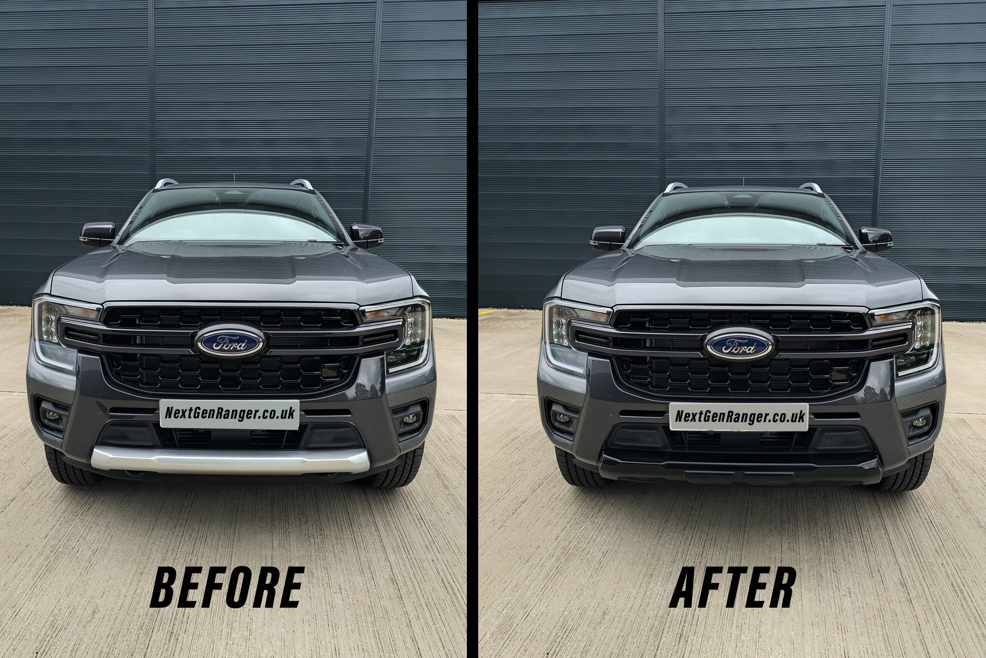 Ford Ranger 2023+ NextGen Lower Front Bumper Cover - Next - Gen Ranger UK