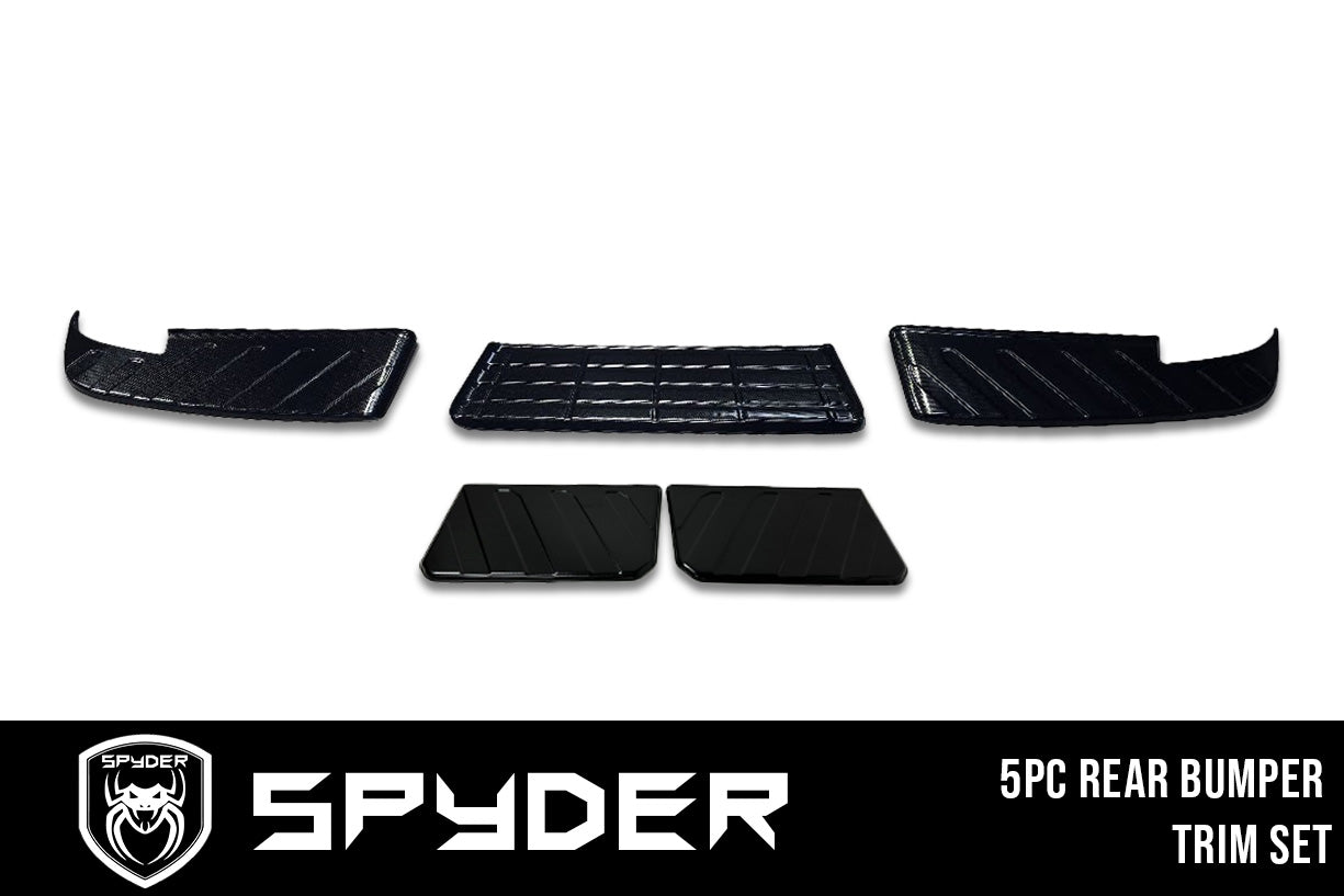 Ford Ranger 2023+ Rear Bumper Trim Overlays – Next-Gen Ranger UK