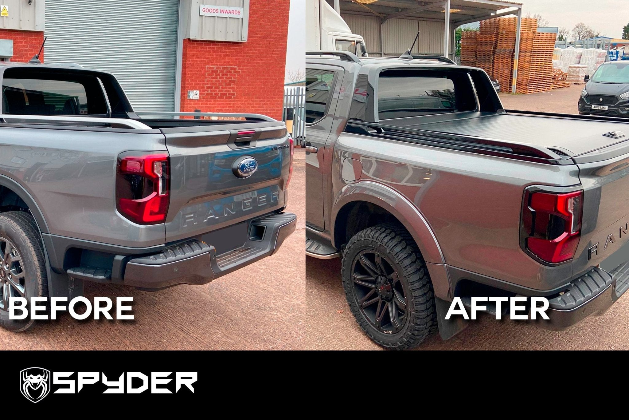 Ford Ranger Elevate Rails Ford Ranger 2023+ Replacement Sports Hoop Rails in Gloss Black – Next ...