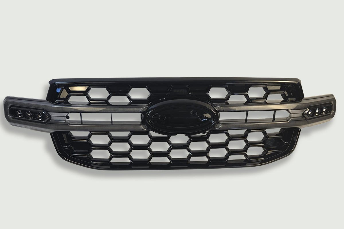 Ford Ranger 2023+ Spyder Hyperlite 3 Grille with integrated LED Lights - Next - Gen Ranger UK