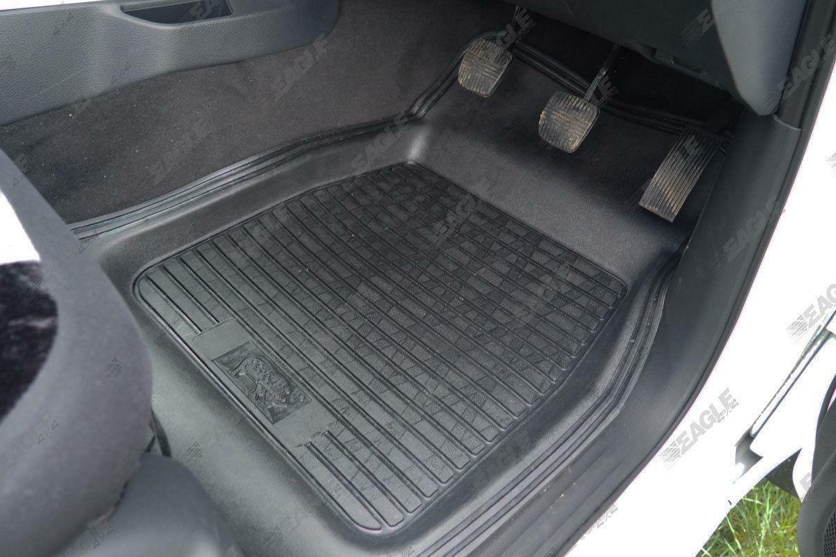 Dirt Catcher Extreme Heavy Duty Deep Tray Rubber Floor Mats - Front & Rear