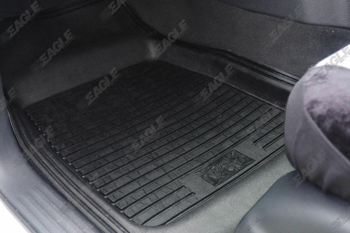 Dirt Catcher Extreme Heavy Duty Deep Tray Rubber Floor Mats - Front & Rear