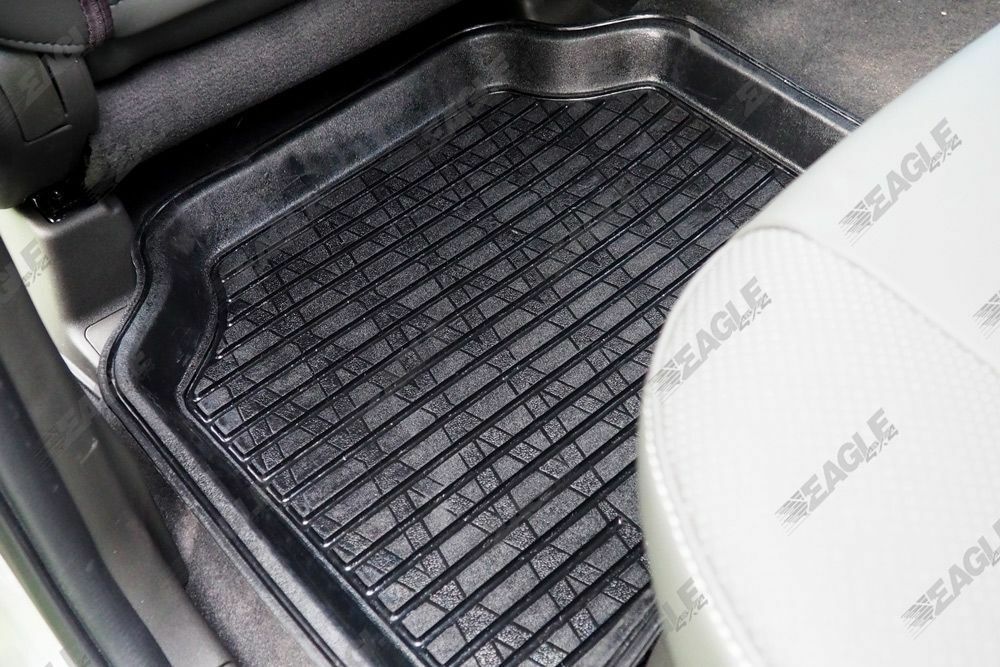 Dirt Catcher Extreme Heavy Duty Deep Tray Rubber Floor Mats - Front & Rear