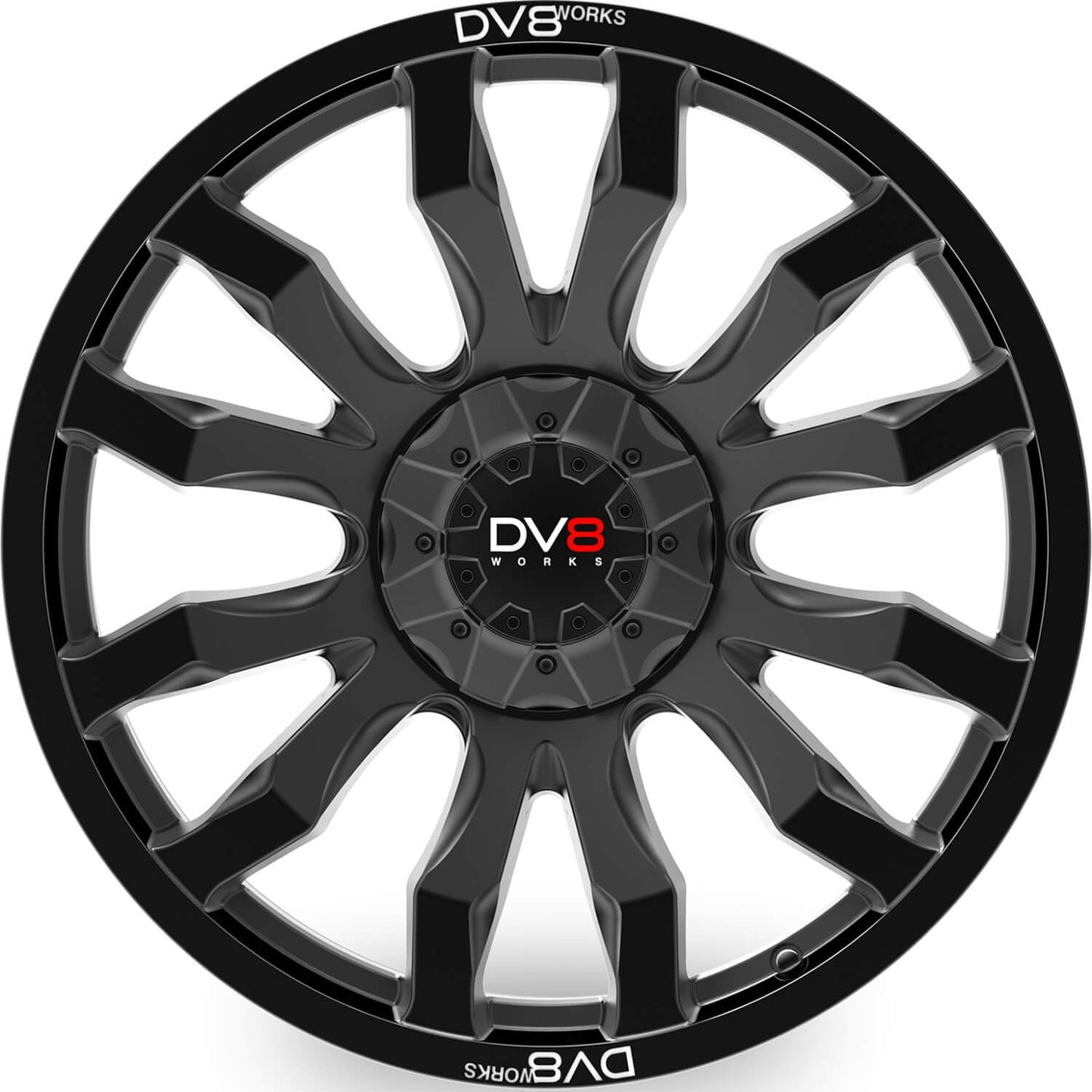 DV8 Works Edge Black 20" Alloy Wheel - Next-Gen Ranger UK