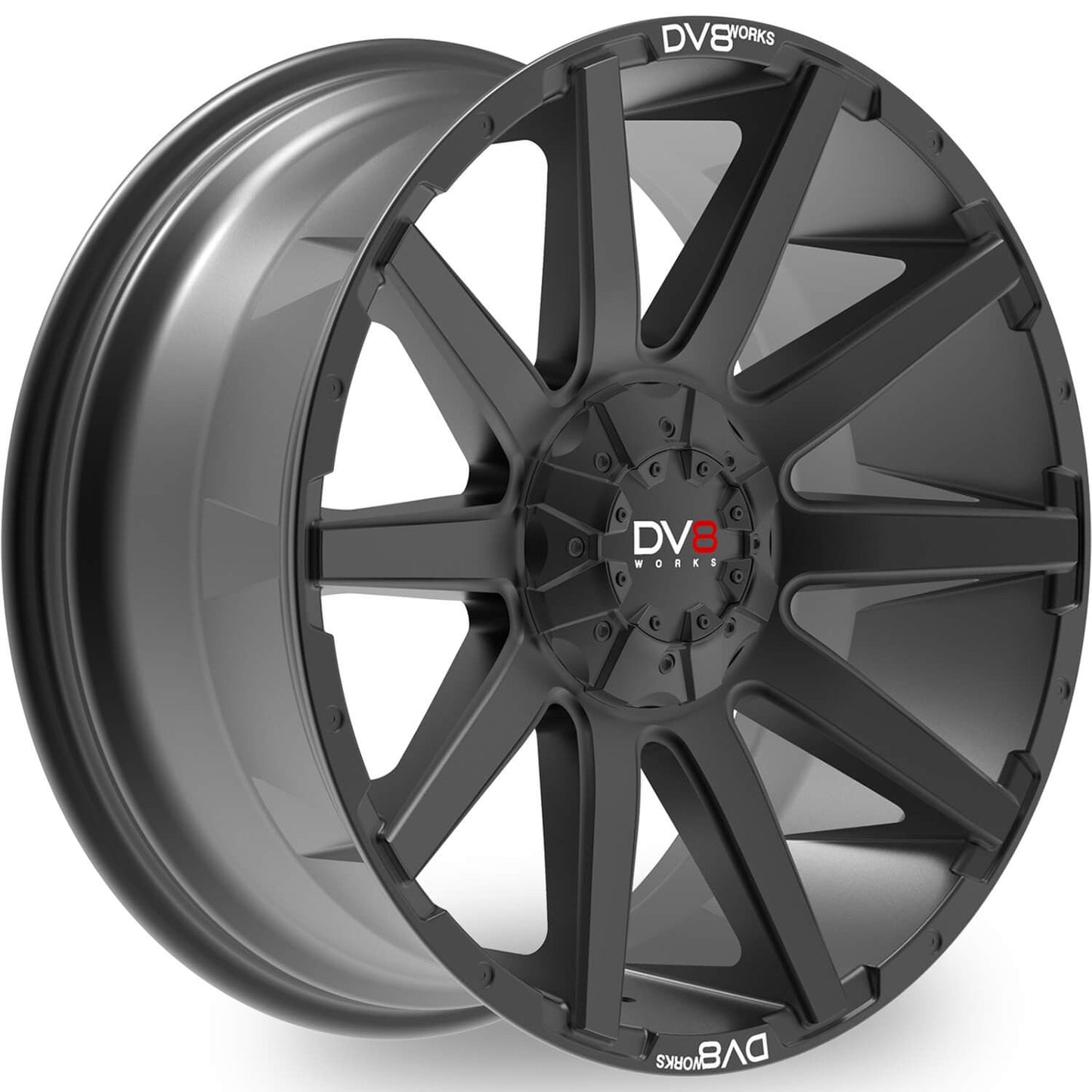 DV8 Works Vortex Black 20" Alloy Wheel - Next-Gen Ranger UK