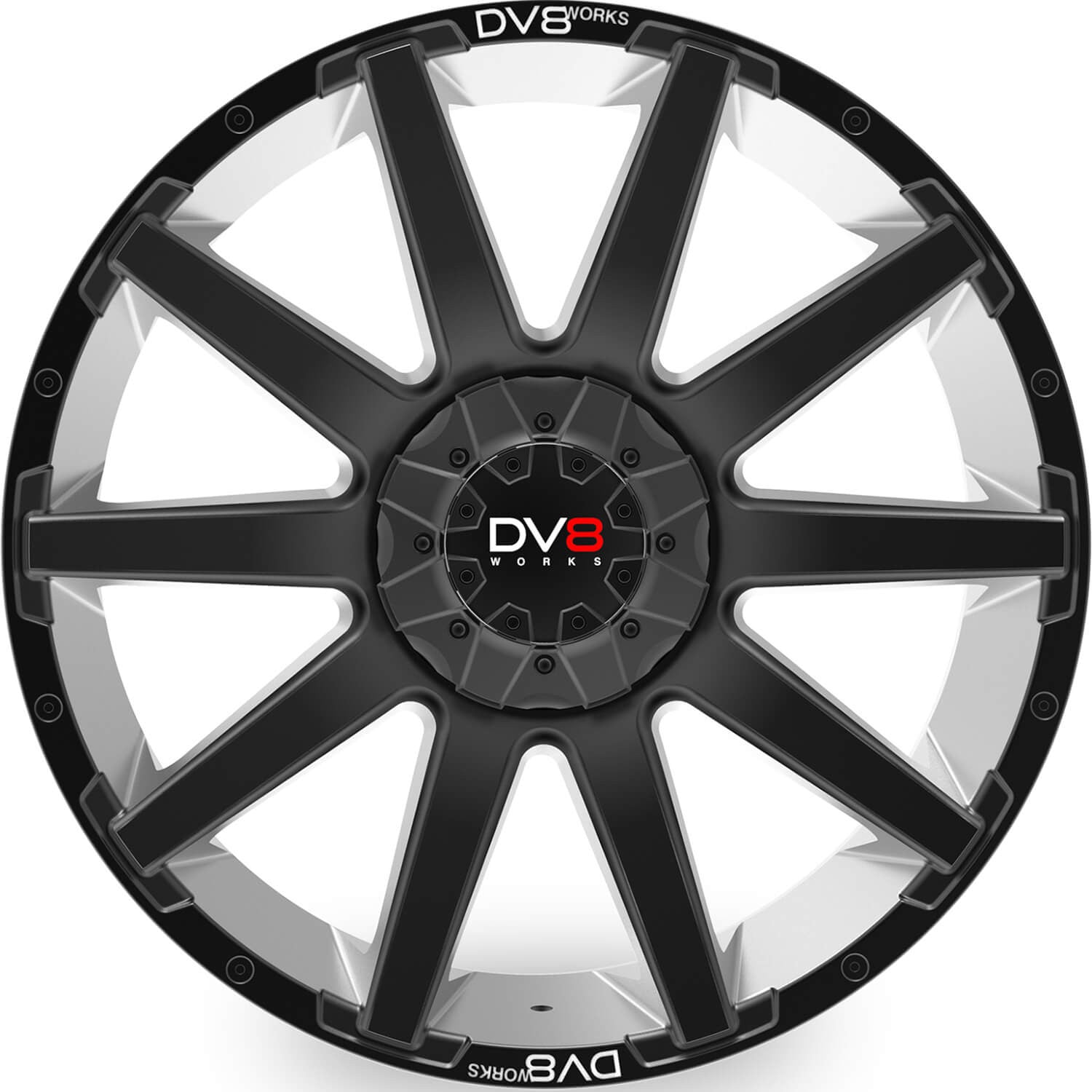 DV8 Works Vortex Black 20" Alloy Wheel - Next-Gen Ranger UK