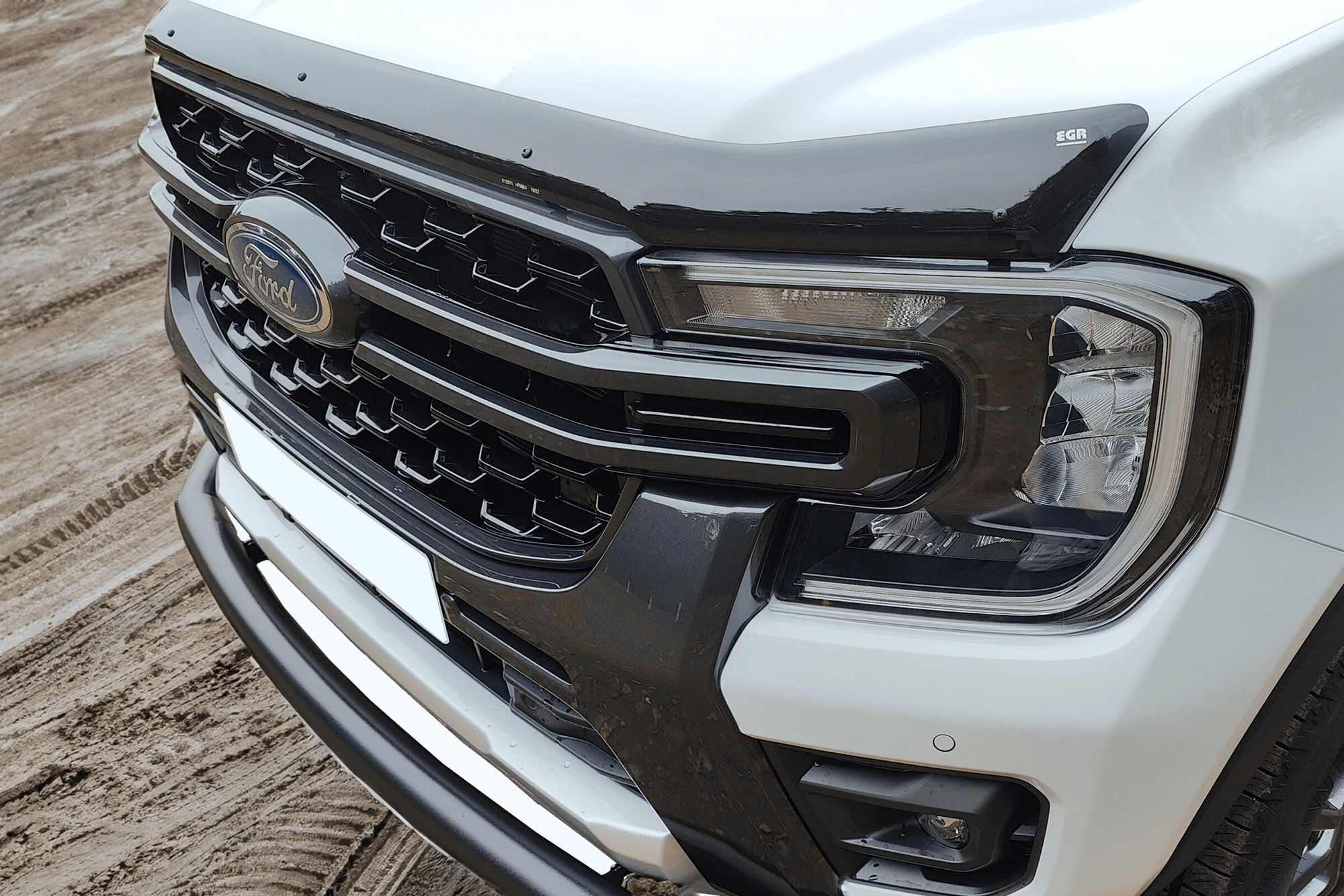New Egr Ranger Ford Ranger 2023+ EGR Bonnet Guard - Dark Smoke – Next-Gen Ranger UK
