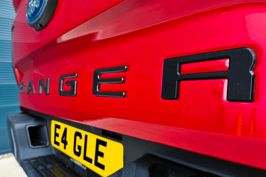 Ford Ranger 2023+ Gel Tailgate Letters - Next-Gen Ranger UK