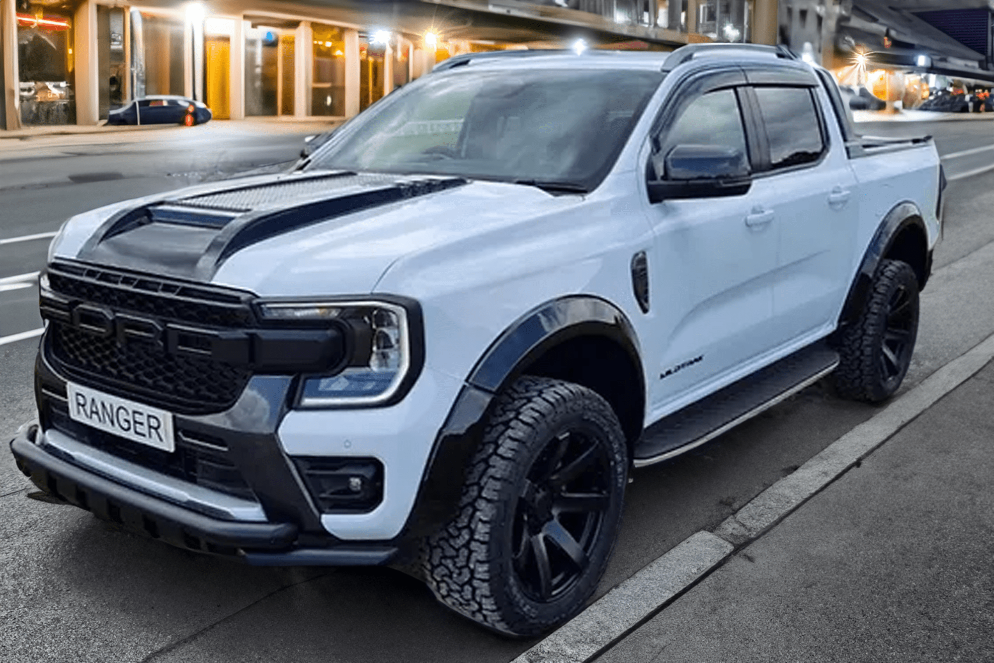 Ford Ranger 2023+ (Higher Spec models) Wheel Arch Extensions Smooth Style - Next-Gen Ranger UK