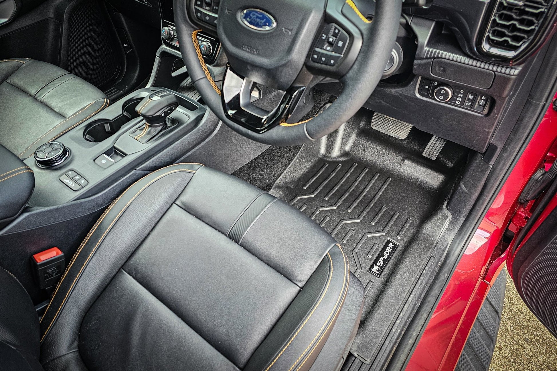 Ford Ranger 2023+ Spyder Floor Mats - Full Set - Next-Gen Ranger UK