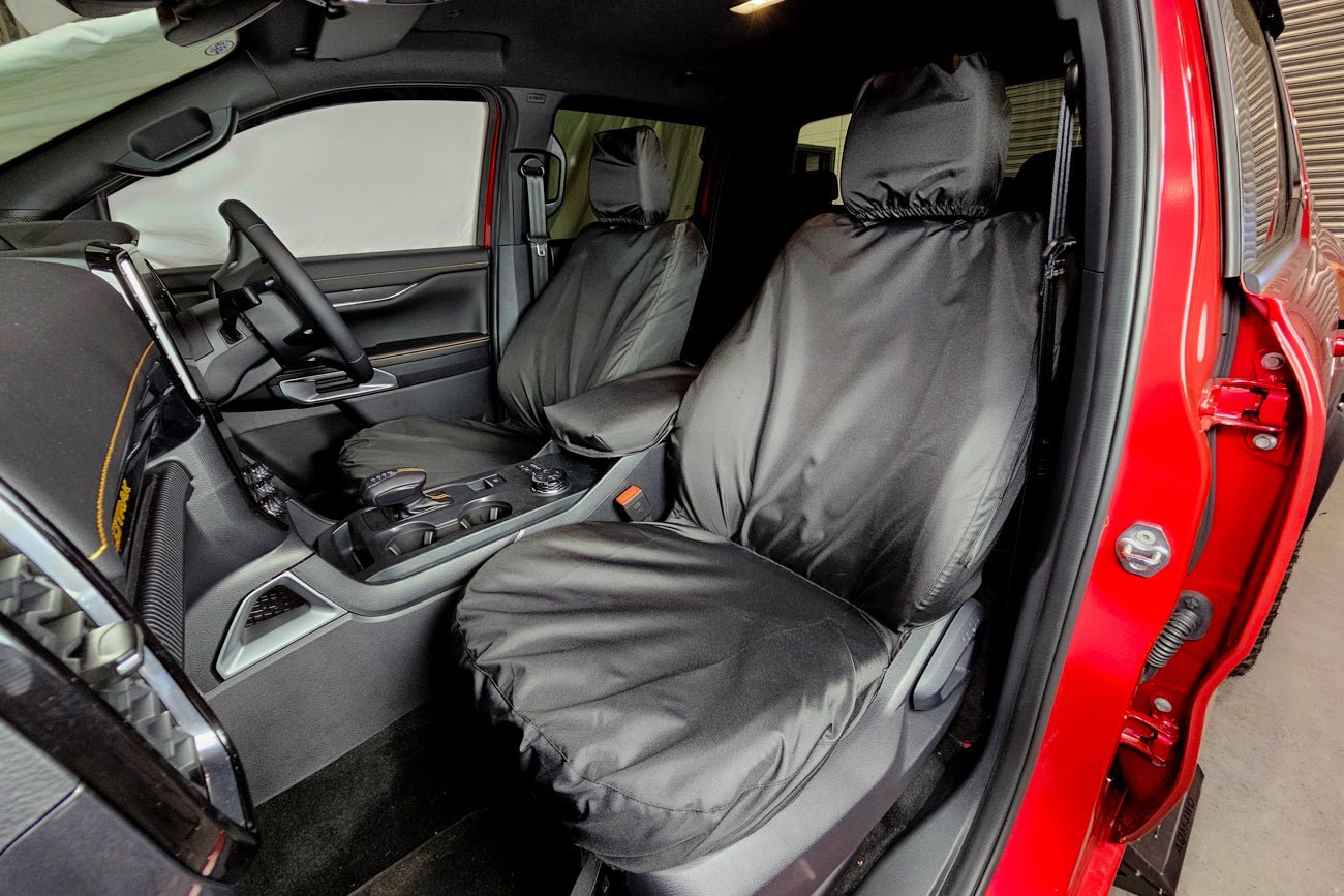 Ford Ranger 2023+(Wildtrak) Tailored Fit Front Seat Covers - (Pair) - Next-Gen Ranger UK