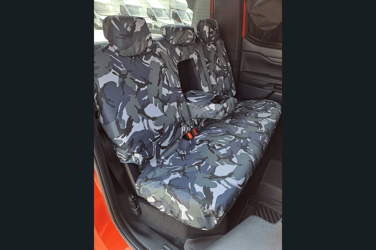 Ford Ranger RAPTOR 2023+ Tailored Fit Rear Seat Covers – Next-Gen Ranger UK