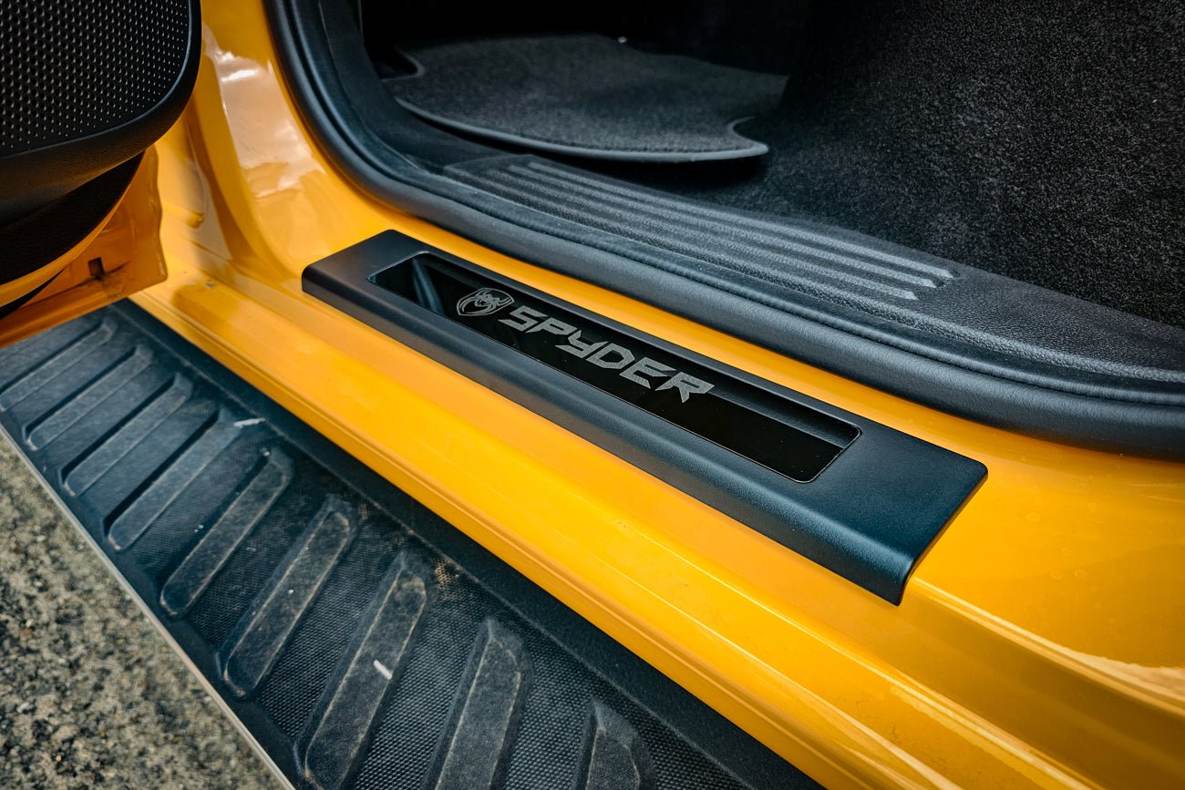 Ford Ranger Spyder Door Sill Covers in Black - Next-Gen Ranger UK