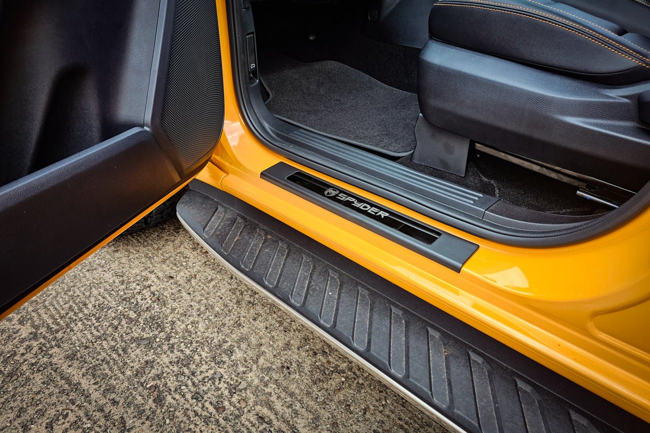 Ford Ranger Spyder Door Sill Covers in Black - Next-Gen Ranger UK