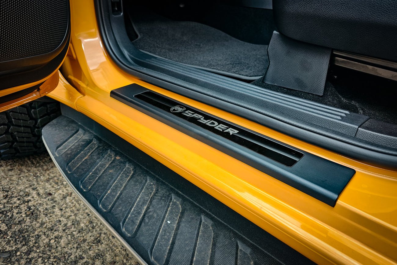 Ford Ranger Spyder Door Sill Covers in Black - Next-Gen Ranger UK