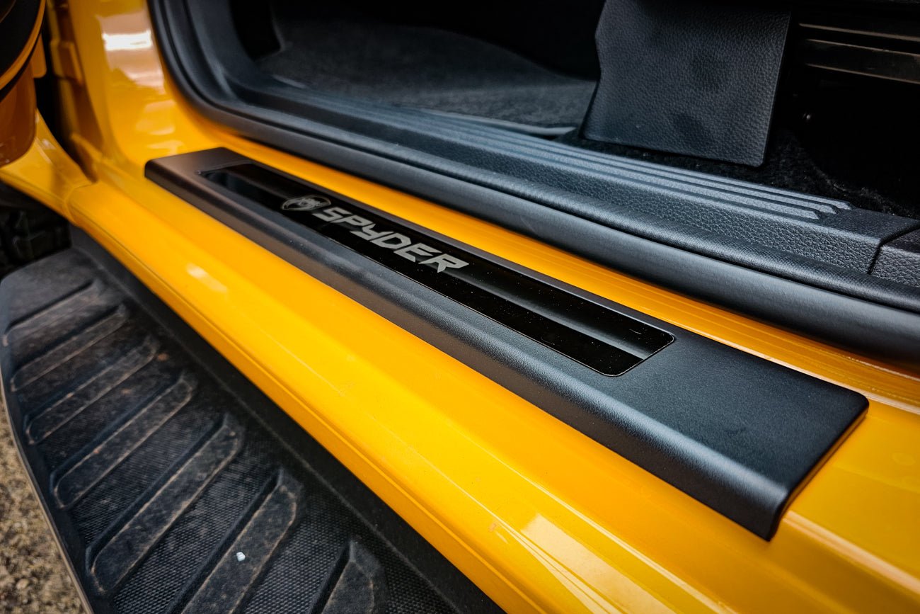 Ford Ranger Spyder Door Sill Covers in Black - Next-Gen Ranger UK